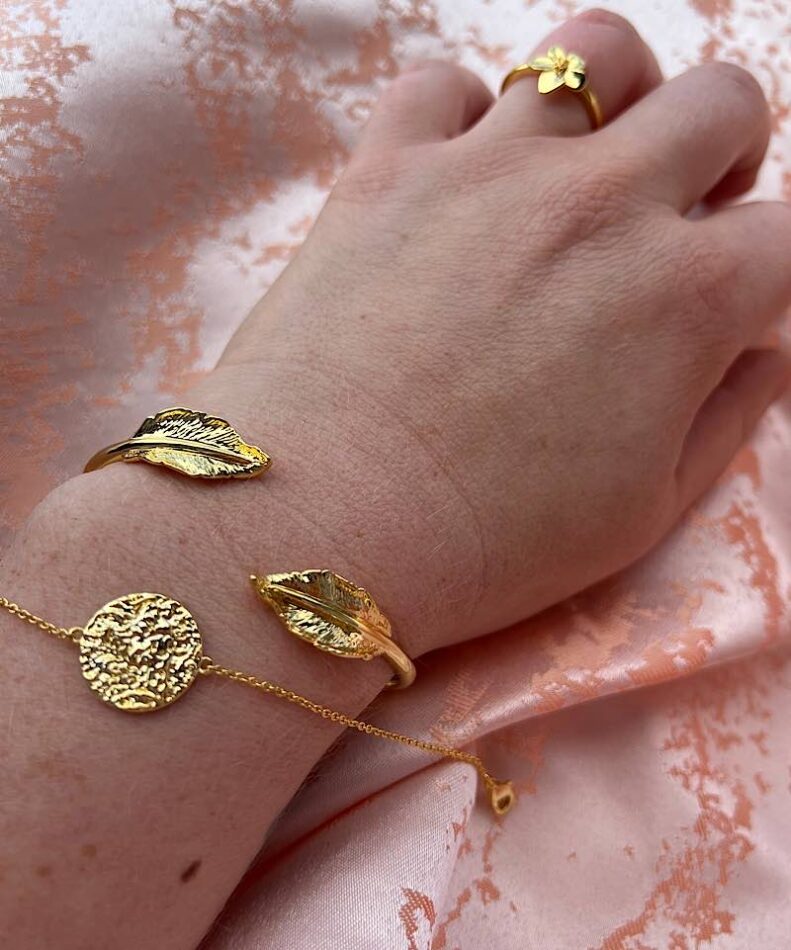 Guld armbånd dame