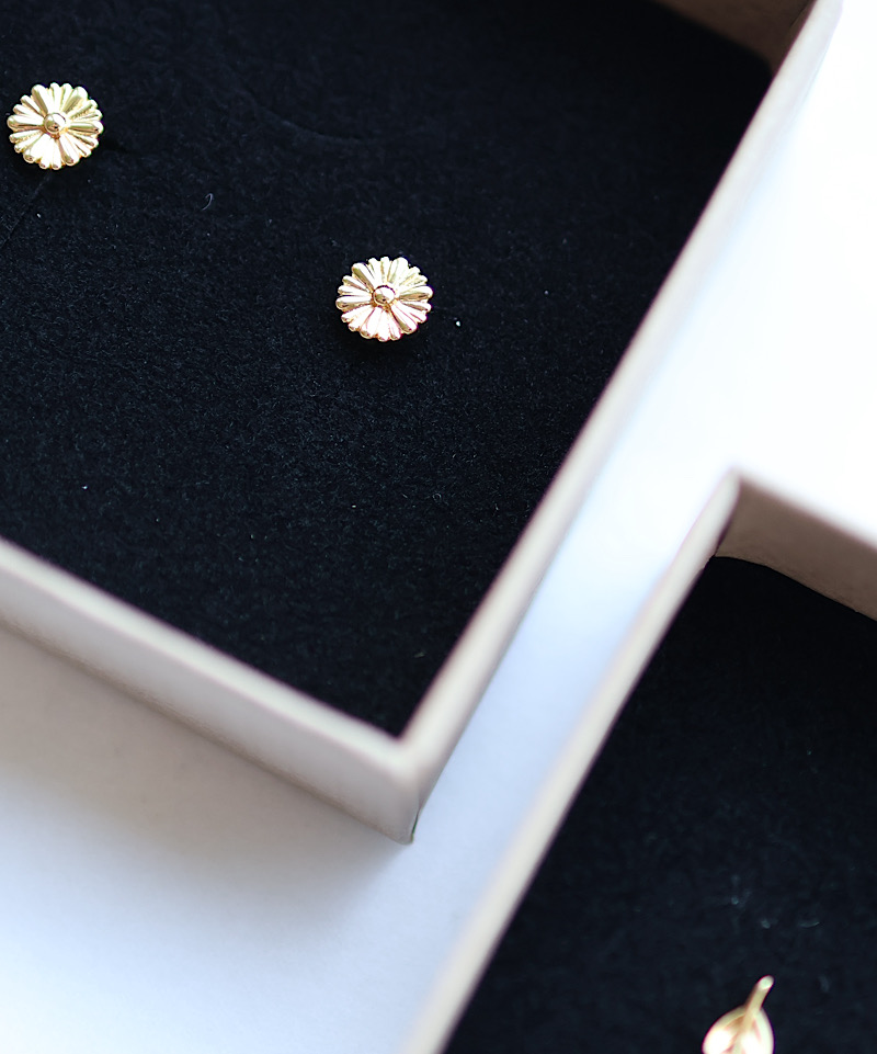 Mini Tusindfyd Øreringe 2 mini tusindfryd øreringe